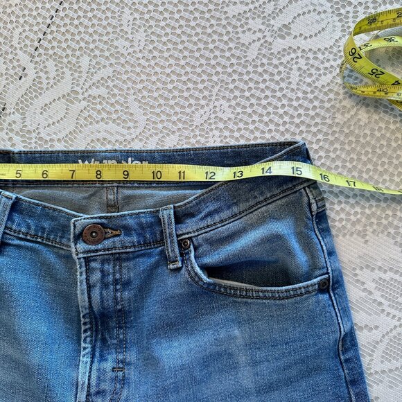 Men's Unisex Wrangler Straight Jeans sz 32x30 - Picture 6 of 12